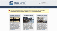 Desktop Screenshot of floodsense.co.uk