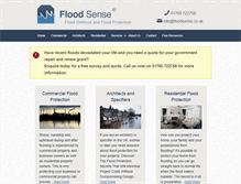 Tablet Screenshot of floodsense.co.uk